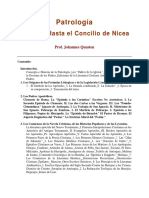 Quasten Johannes - Patrologia I - Hasta El Concilio de Nicea PDF