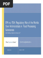 EPA Vs FDA