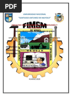 Informe Del Estado Actual de La Minera Mesapata