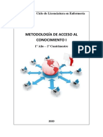 Metodología Del Acceso Al Conocimiento