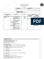 UNIVERSIDAD CENTRAL DEL ECUADOR Plan de Clase