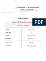 Outline New Financial Management by Farah Yasser