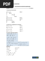 Guia de Ejercicios Ecuacion de Segundo Grado 2016 Cicv 1 0