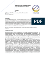 Dynamic Testing of Multi-Storey Post-Tensioned Glulam Building: Planning, Design and Numerical Analysis