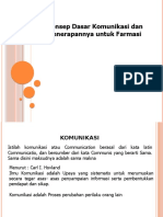 Konsep Dasar Komunikasi Farmasi