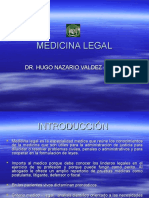 Medicina Legal Historia y Conceptos