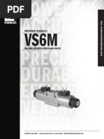 VS6M Solenoid Operated Directional Control Valve Form 1019381 Rev. 09 14
