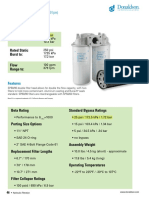 Max Flow: 100 GPM (379 LPM) : SP80/90 Spin-On Filters Working Pressures To: Rated Static Burst To: Flow Range To