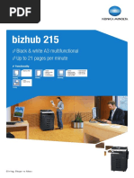 Bizhub 215 Broshure