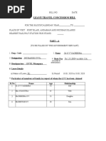 Leave Travel Concession Bill: Part - A