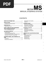 Manual Steering System: Section