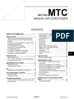 Manual Air Conditioner: Section