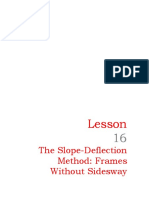 Kuliah Anstruk - 05 Displacement Methods The Slope Deflection Method Frames