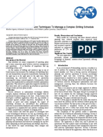 SPE 110805 Use of Advanced Optimization Techniques To Manage A Complex Drilling Schedule