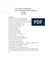 Rock Mass Classification