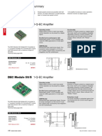 1-Q-EC Amplifier Summary: Operating Modes Functionality