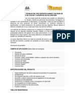 Ficha Tecnica Piso Deportivo Mamut Con Base de Reciclado de Caucho y Superficie de Poliuretano PDF