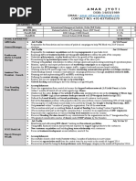 Resume - Amar Jyoti