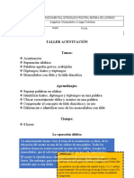 Sexto - Taller Acentuación