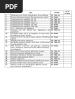 Lecture Schudule SS-122