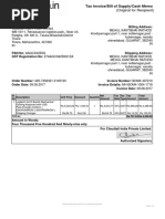 Tax Invoice/Bill of Supply/Cash Memo: (Original For Recipient)