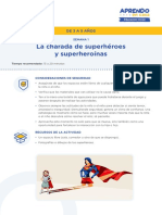 Charada Superheroes Superheroinas