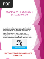 Proceso de La Admisión y La Facturación