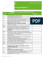 Long-Term Planning Template 2: Cambridge Lower Secondary Mathematics Stage 7