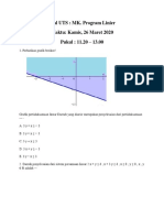 Soal UTS Program Linier