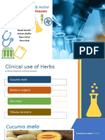 Clinical Use of Herbs & Herbal Medicine in