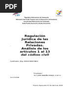 Trabajo Regulacion Juridica de Las Relaciones Privadas Ely