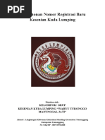 Dokumen Pembuatan Nomer Registrasi Kelompok Kesenian