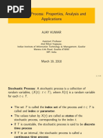 Markov Process: Properties, Analysis and Applications: Ajay Kumar