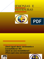 Ceremonias e Investiduras