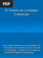 El Diseño de Unidades Didácticas