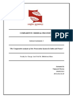 Comparitive Criminal Procedure: The Comparative Analysis of The Prosecution System in India and France'