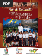 Plan de Desarrollo Unidos Por La Grandeza Del Tolima 2012-2015 PDF