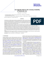 Effect of The Toroidal Magnetic Field On The Runaway Instability of Relativistic Tori