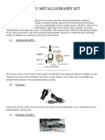 Metallography Kit PDF