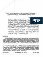 OSÓRIO, Fabio Medina - Existe Uma Supremacia Do Interesse Público Sobre o Privado No Direito Administrativo Brasileiro 47527-93274-1-PB PDF