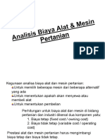 Analisis Biaya Alat Mesin Pertanian III Dikonversi