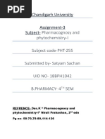 Pharmacognosy Assignment-3 PDF