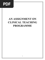 Clinical Teaching Programme