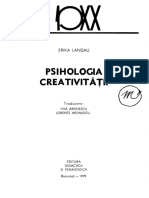 Erika Landau - Psihologia Creativitatii-Editura Didactica Si Pedagogica (1979)