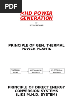 MHD Power Generation