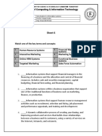 Sheet 6: Course Introduction To Information Systems Lecturer Prof - Dr. Essam Kosba TA Eng. Eman Abd El-Aziz