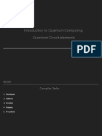 Introduction To Quantum Computing - Quantum Circuit Elements