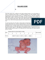 Ballard Score: Neuromuscular Maturity 1. Posture