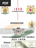 The Government of India Act 1858