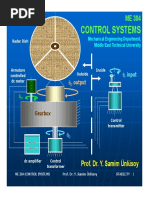 Control Systems Control Systems: ME 304 ME 304